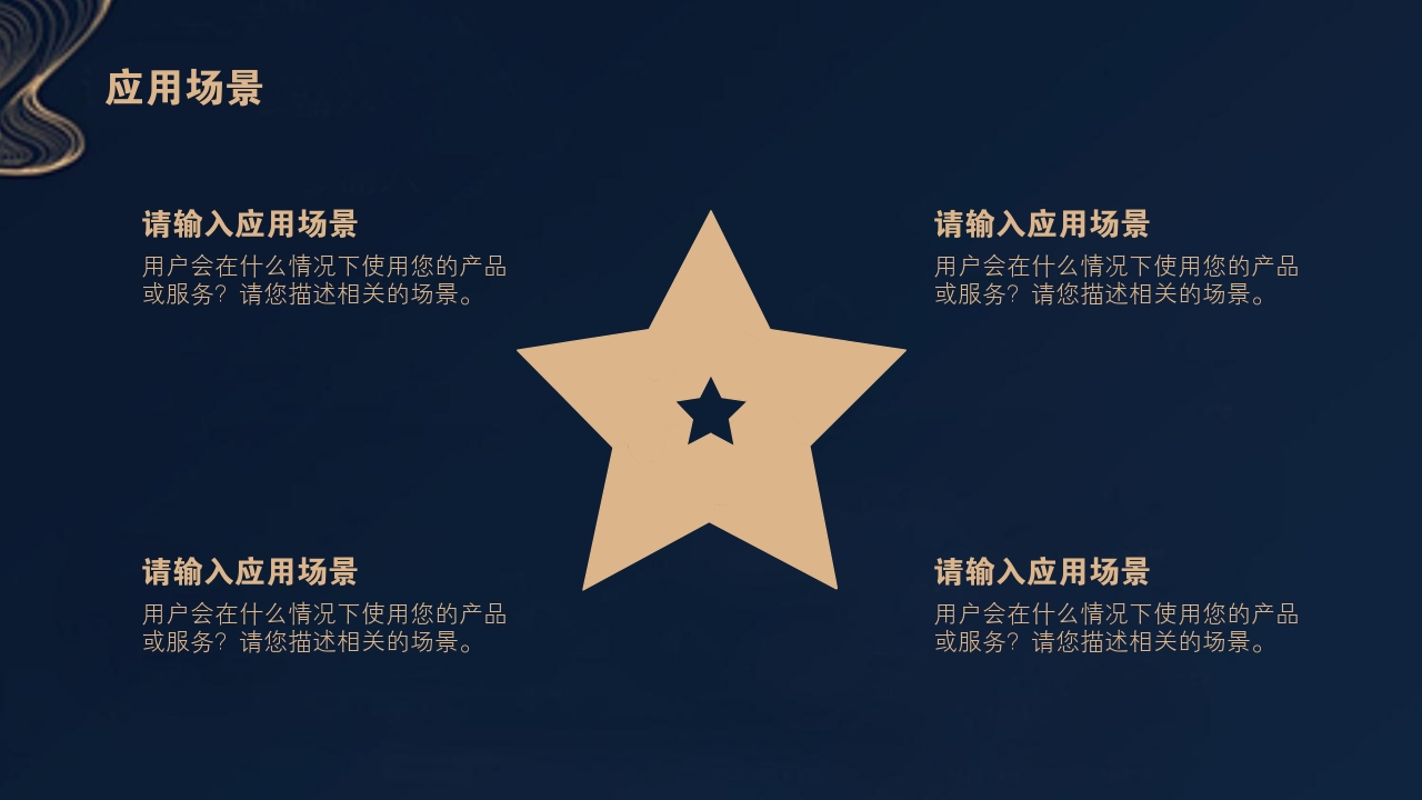 中国风禅意特色文化创意纪念品定制完整商业计划书PPT模版-应用场景