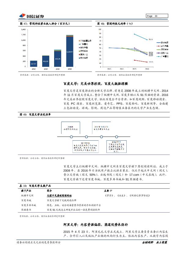 网络文学市场深度研究报告：内容铸剑，渠道为马，付费阅读浪潮兴起-20170905-undefined